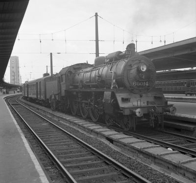 17 juin 1950 : Type 60 N° 60.014 à Bruxelles-Midi 